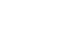 White ITVX logo
