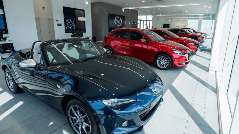 Mazda showroom